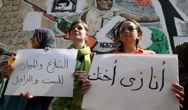 Egípcias protestam contra violência sexual em manifestações