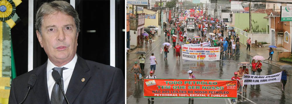 Manifestações emanam da alma do povo, diz Collor