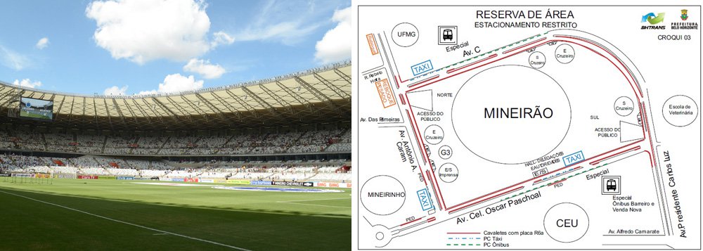 Após falhas no Mineirão, será possível estacionar