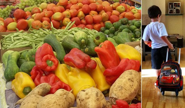 Escola e alimentação impulsionam inflação