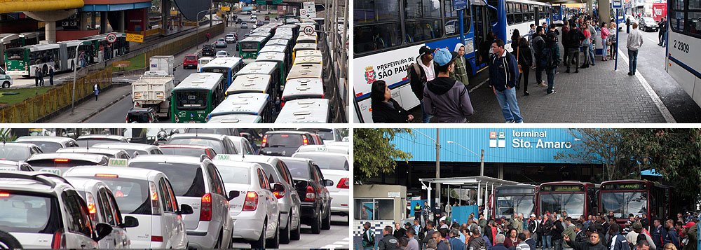 Dia de caos em SP precede Dia Nacional de Lutas