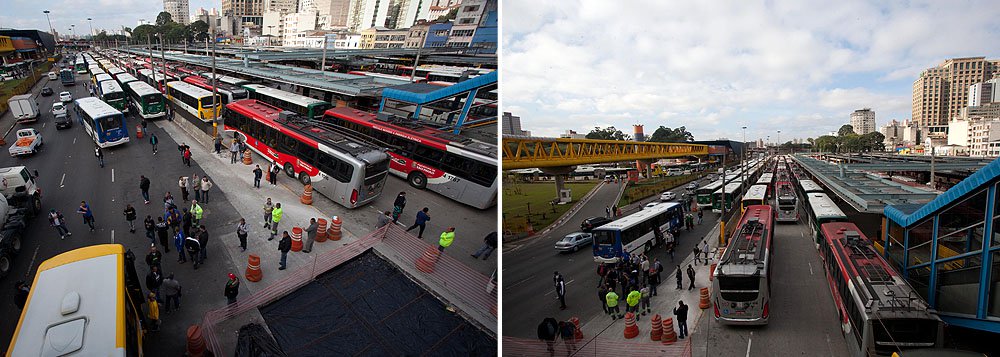 Disputa entre rodoviários para 400 linhas de ônibus em São Paulo