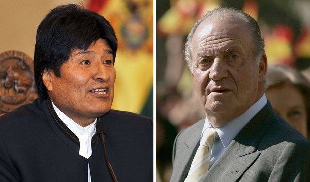 Evo quer pedido de desculpas do rei espanhol