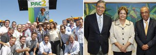 Aproximação entre Déda e João Alves vê exemplo na presidente Dilma