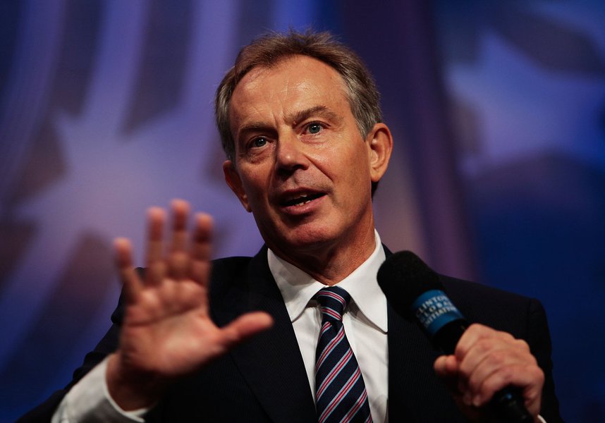 Blair defende Inglaterra na União Europeia