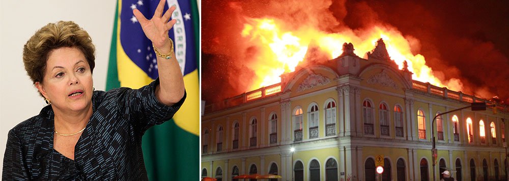 Dilma garante a Fortunati recursos para recuperação do Mercado