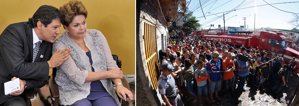 Dilma inclui desabrigados de Heliópolis no Minha Casa