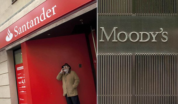 Santander Brasil pode sofrer rebaixamento pela Moody´s