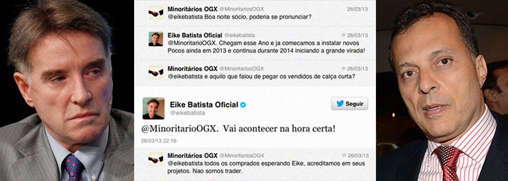 Falas de Eike no Twitter dariam cadeia nos EUA