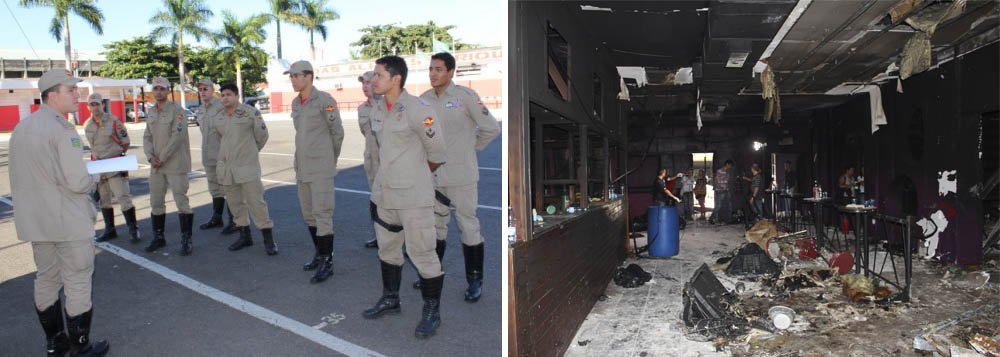 Bombeiros: pente-fino em casas de shows do Estado