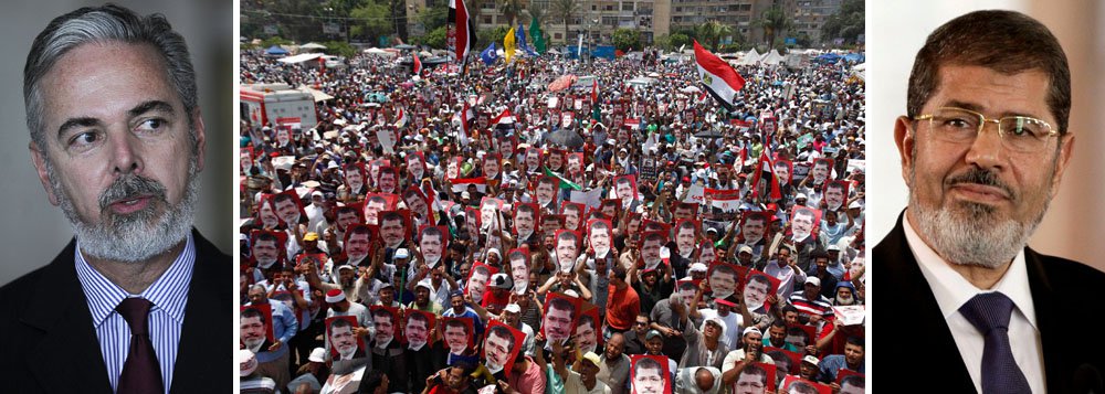 Brasil classifica como golpe mudança no Egito