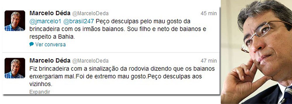 "Peço desculpas aos irmãos baianos pela brincadeira"