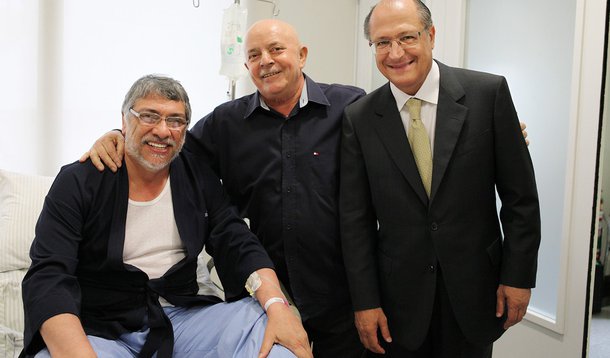 Alckmin se encontra com Lula em hospital de São Paulo