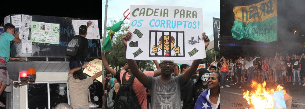 Protestos perdem força, por vandalismo, e sem alcançar objetivo