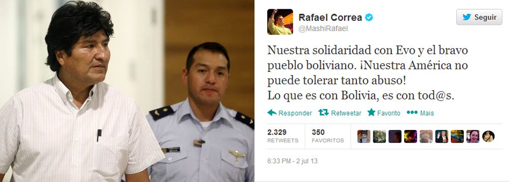 "Não sou um criminoso", disse Morales