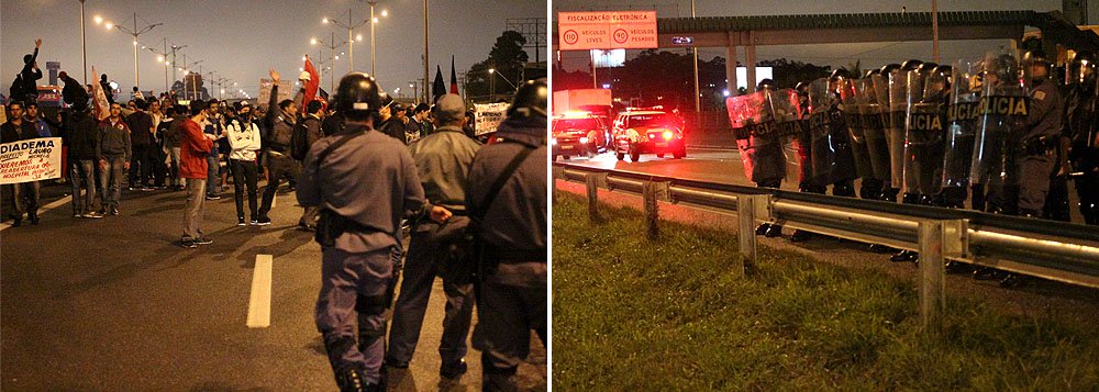 Rodovia que liga SP à Baixada segue bloqueada
