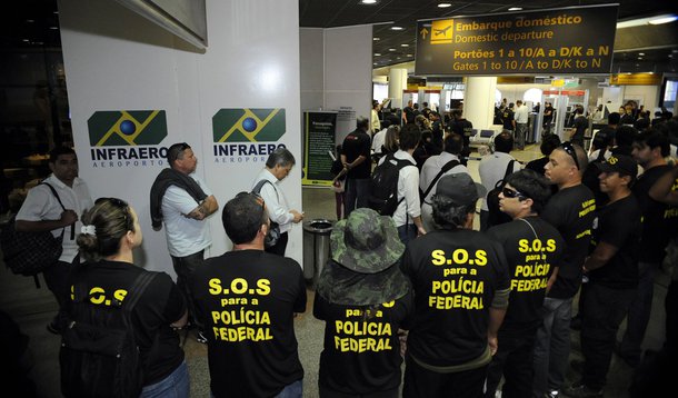 Policiais Federais fazem novo protesto em Recife