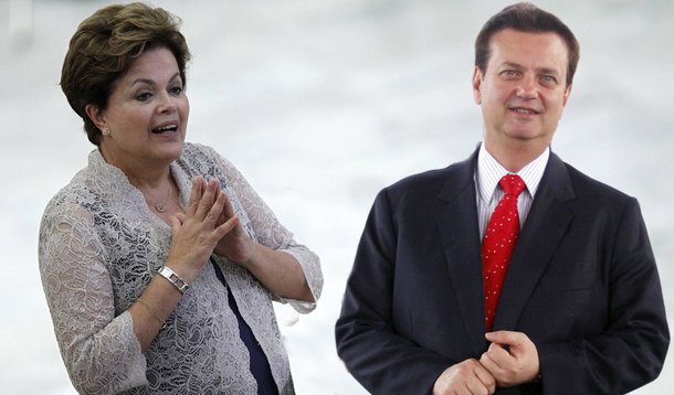 Kassab recebe ovadas do povo, e elogios de Dilma
