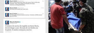 Pelo Twitter, Noblat prevê 300 mortos