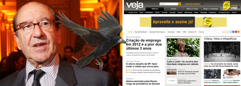 Veja lamenta criação de 1,3 mi de empregos em 2012 Veja lamenta criação de 1,3 mi de empregos em 2012