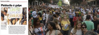 "Golpe". Assim Veja classifica o plebiscito