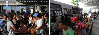 Motoristas de ônibus entram em greve no Recife