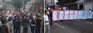 Manifestação em Guarulhos fecha 2 sentidos da Dutra