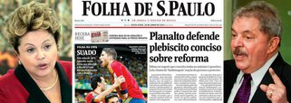 Por meio de nota, Lula nega intriga da Folha