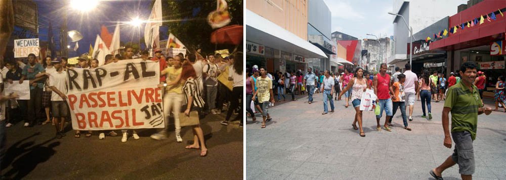 Protestos e Copa causam prejuízos ao comércio
