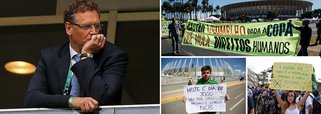 “Não vamos embora”, avisa Valcke a manifestantes