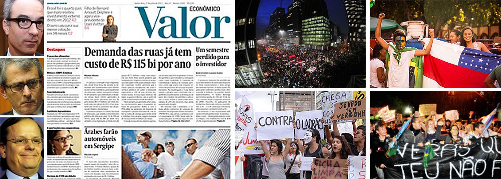 Para a mídia nacional, o povo já foi longe demais