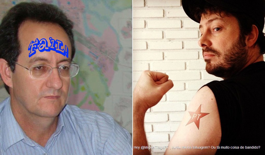 Petista ofende tatuados e vira alvo de piadas