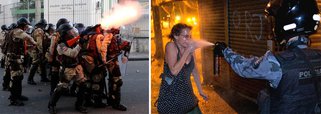 Polícia ignora MP e usará armas nas manifestações