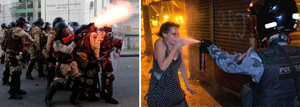 Polícia ignora MP e usará armas nas manifestações