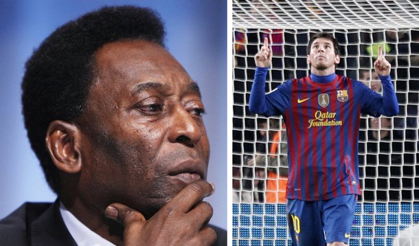 Pelé: "Quando Messi fizer 1.283 gols, falamos"