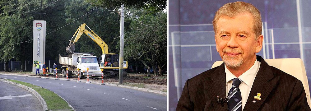 Dilma libera Fortunati do fardo das árvores