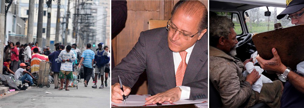 Crack: Alckmin começa internações involuntárias