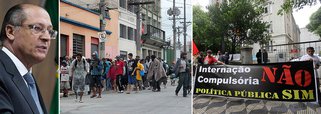 Internações compulsórias geram protestos