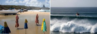Após "swell", Noronha volta à normalidade
