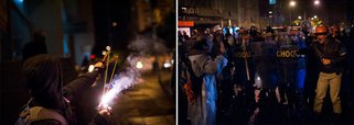 Manifestação termina com violência no Centro de Porto Alegre
