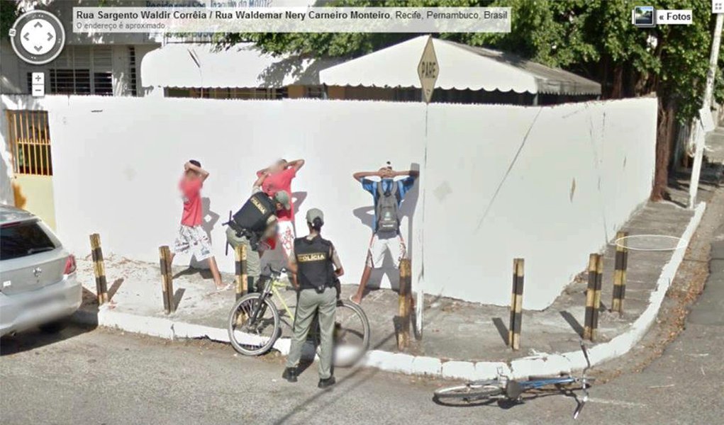 Google Street View flagra “baculejo” no Recife