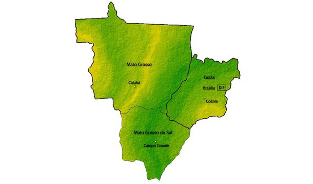 É este o mapa de atuação da Delta no Brasil?