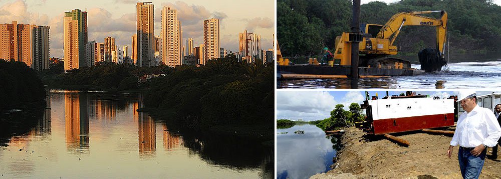 Com dragagem, Capibaribe vira meio de transporte