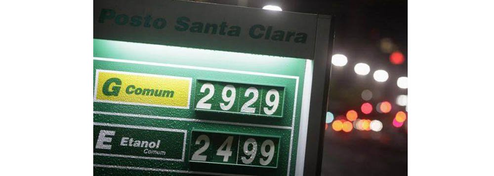 Fazenda reconhece defasagem no preço da gasolina