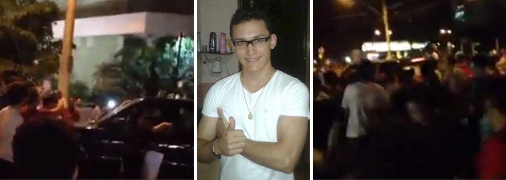 Marcos Delefrate, 18 anos, o primeiro morto