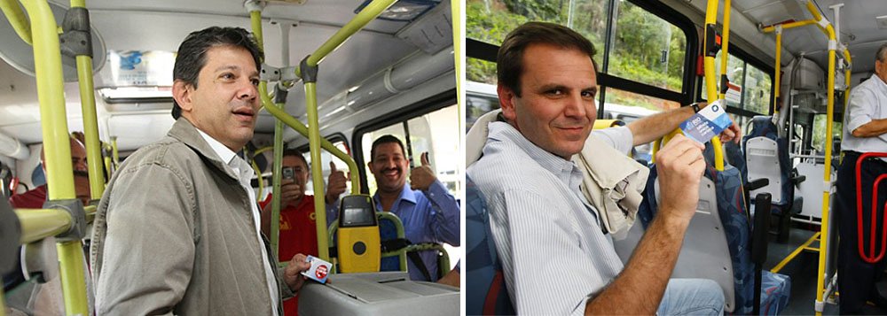 A pedido de Dilma, SP e Rio congelam tarifa de ônibus