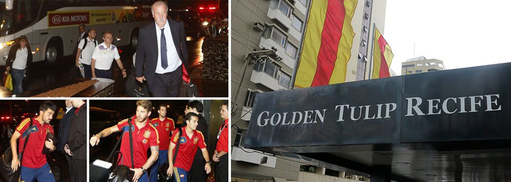 Seleção da Espanha é furtada em hotel do Recife