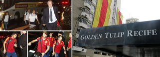 Seleção da Espanha é furtada em hotel do Recife