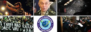 Protestos furam Abin, que falha em monitoramento