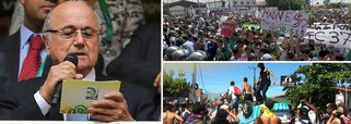 Blatter foge para Turquia com medo de protestos